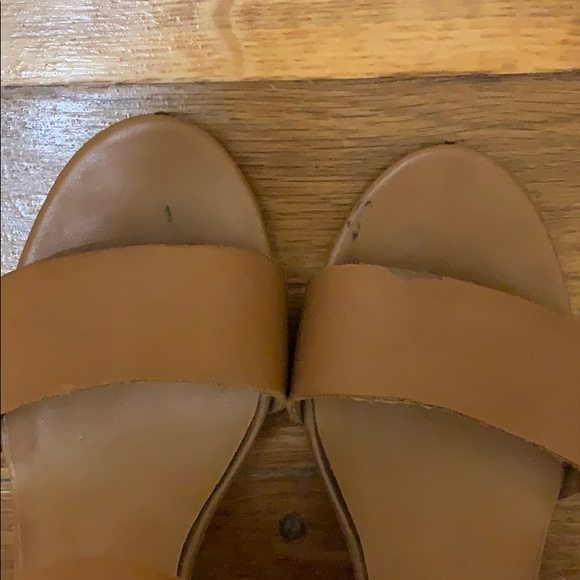 Steve Madden Sandal Heel Cognac/Brown Sz 8 - Picture 4 of 4